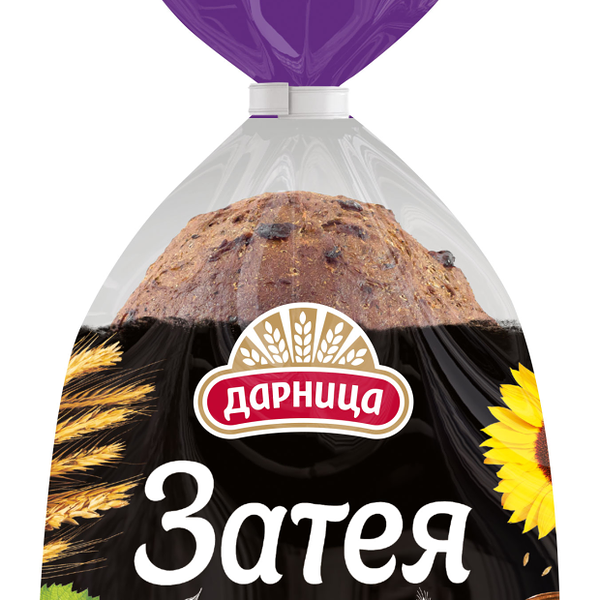 Хлеб Аладушкин Затея заварной в нарезке, с изюмом