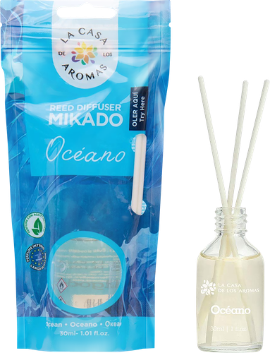 Аромадиффузор La Casa de los Aromas с ароматом океана, с палочками 50 мл