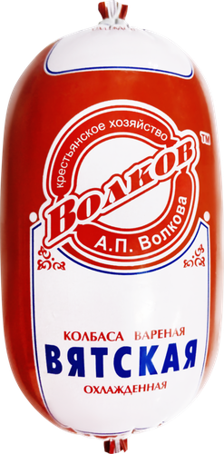 

Колбаса вареная КХ А.П Волкова Вятская, категория Б 450 г