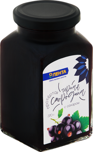 

Черная смородина ЛЕНТА протертая с сахаром
