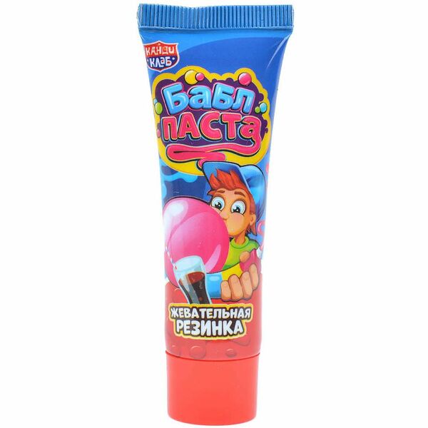 Жевательная резинка Канди Клаб Бабл паста кислая со вкусом колы 20г