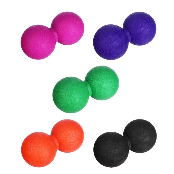 Silapro мяч массажный сдвоенный, 12х6см, tpr в ассортименте