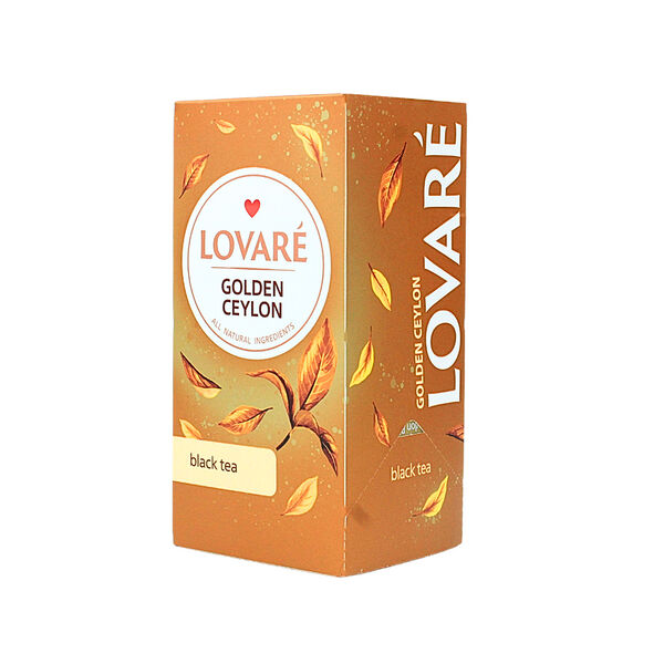 Чай черный Lovare Golden Ceylon байховый цейлонский мелкий 24*2г