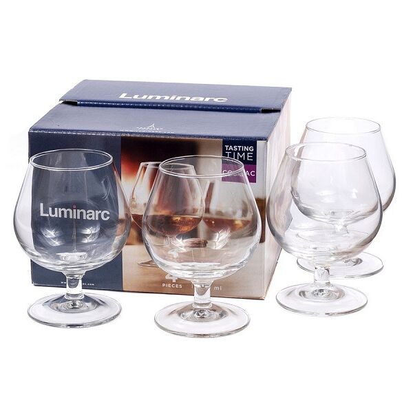 Набор бокалов д/коньяка стекл tasting time cognac 4шт 250мл арт P9243 код 038824