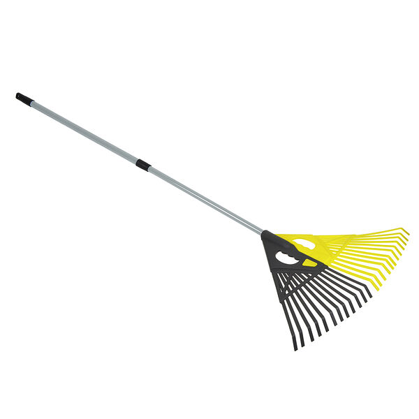 Inbloom prof+ грабли телескопические 2 в 1, 24 зубьев, 53х46 см, рукоять 70-120см, металл