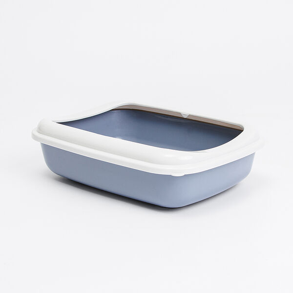 Туалет с бортиком 38х28х10,5см сиреневый