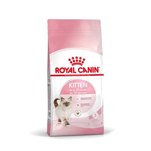 Корм для котят Royal Canin Kitten сбалансированный период второй фазы роста, 2 кг