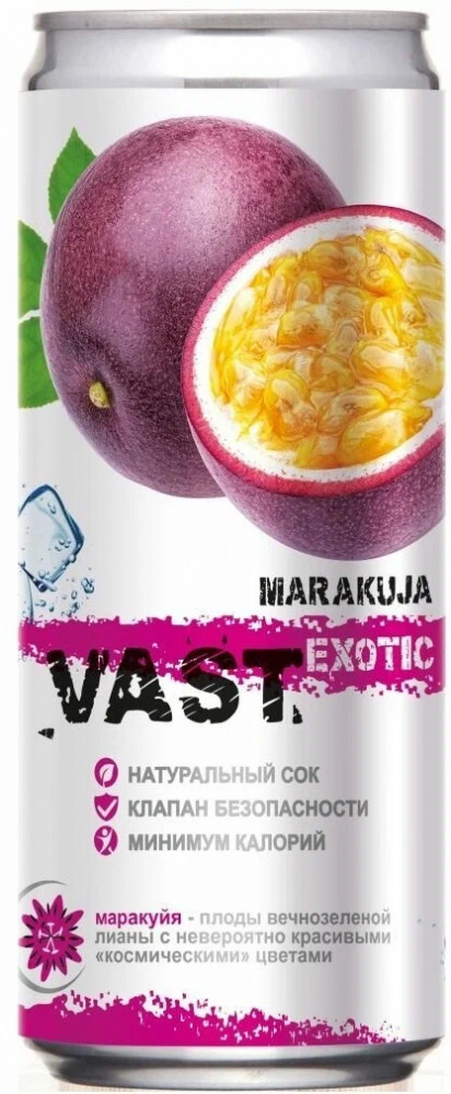 

Напиток сокосодержащий Vast Exotic Marakuja 330 мл