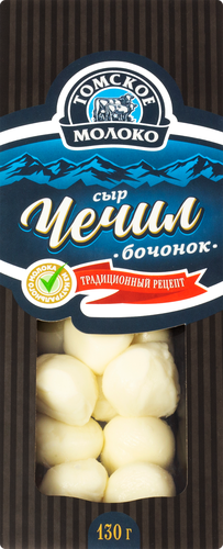 

Сыр Томское молоко Чечил бочонок 45% 130 г