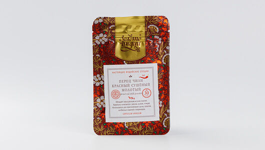 Перец чили красный молотый Золото Индии сорт Teja (очень острый) 