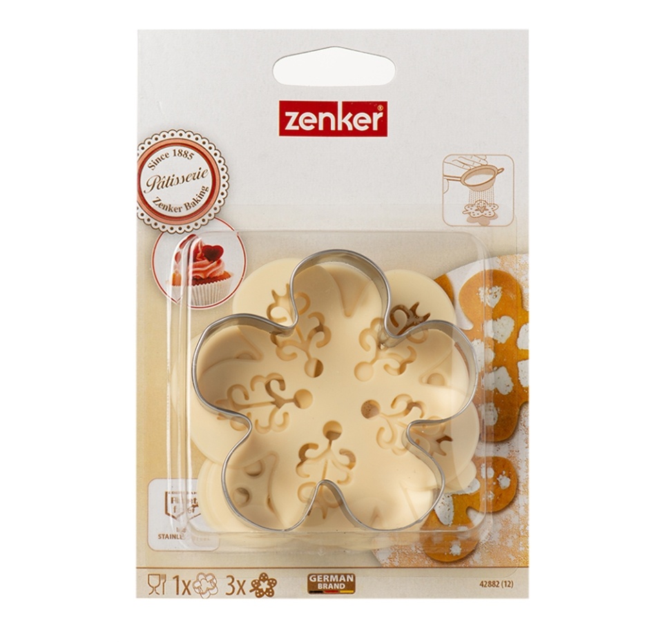 

Форма кулинарная Zenker для вырезания печенья 7.5x7.5x0.5 см