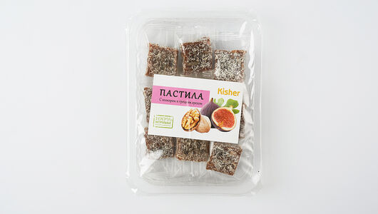 Пастила фруктовая Kisher с инжиром и грецким орехом