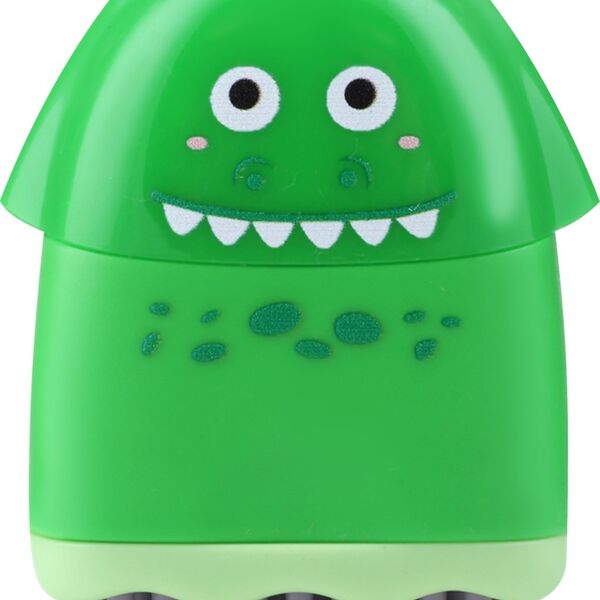 Точилка-ластик КРОК&ДИЛЛИ 2в1, в ассортименте, Арт. KR972031