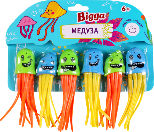 

Игрушка Bigga Медуза для купания в ванной