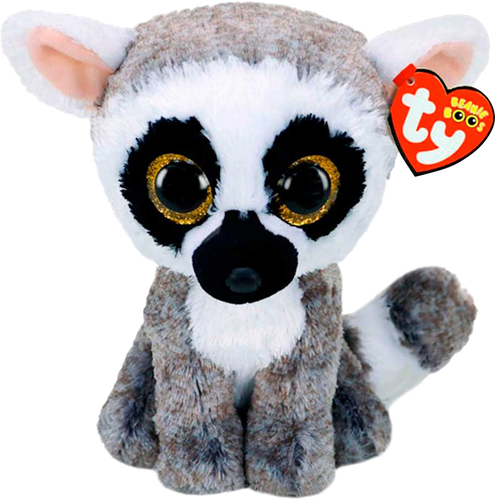 

Игрушка мягкая TY Линус лемур 15см, Арт. 36224
