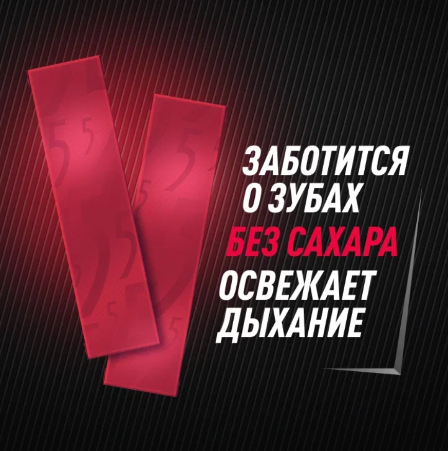 

Жевательная резинка Five Cyclone Сочный арбуз 31.2 г