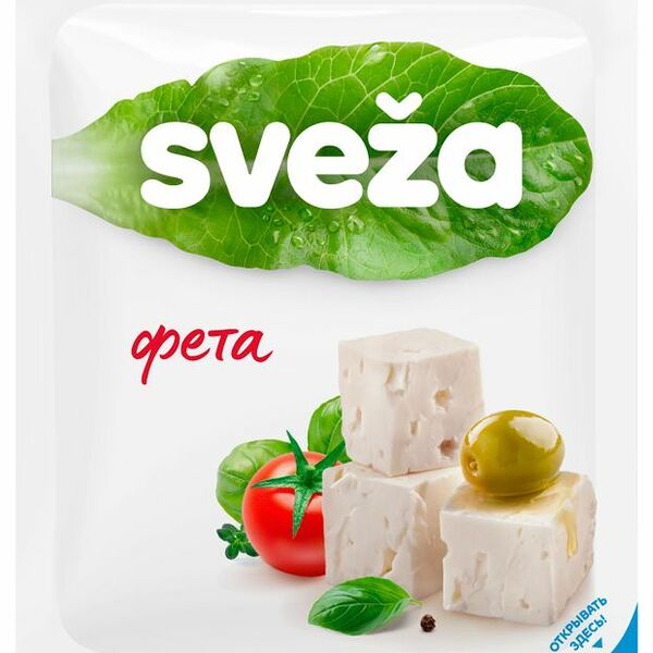 Сыр фета Sveza 45% БЗМЖ 200 г