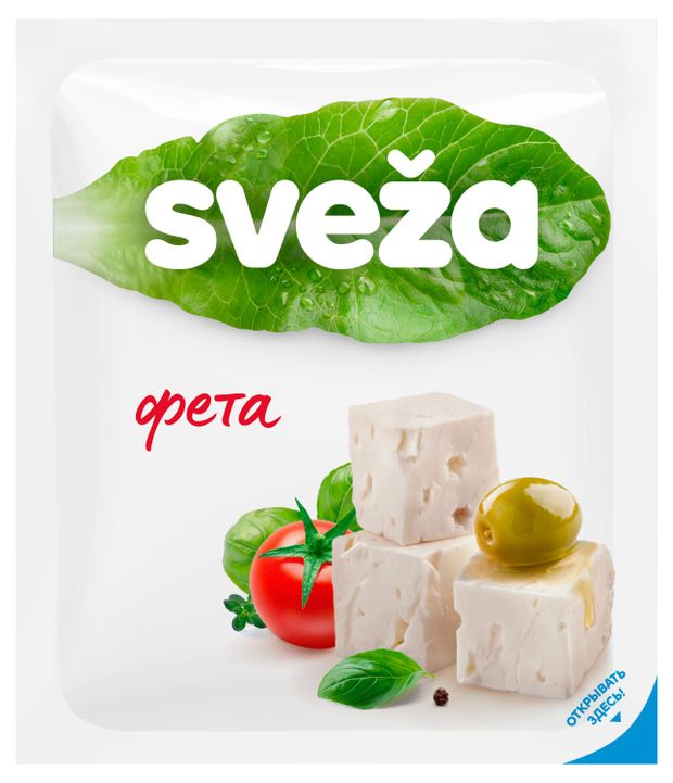 

Сыр фета Sveza 45% БЗМЖ 200 г