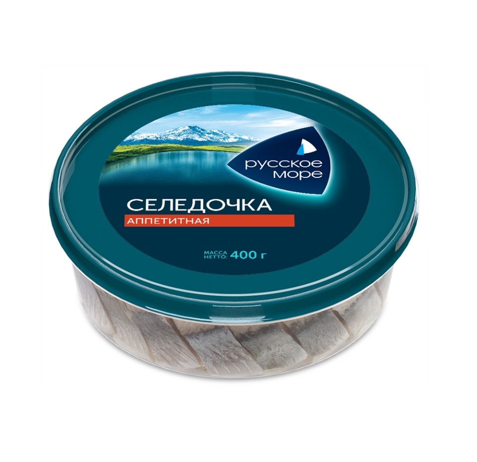 

Сельдь филе-кусочки Русское море Селедочка аппетитная 400 г