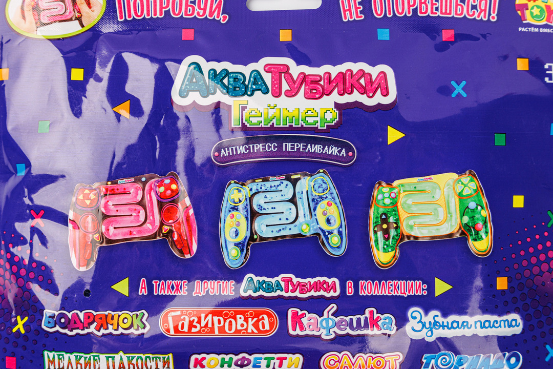 

Антистресс-переливайка 1Toy АкваТубики Геймер