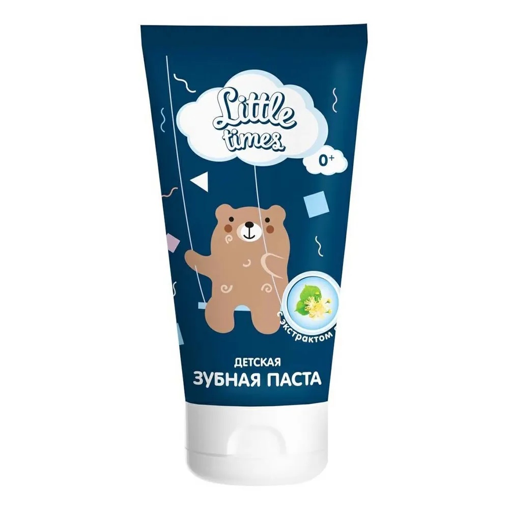 

Зубная паста детская Little Times с экстрактом липы, с 0 месяцев, 65 мл