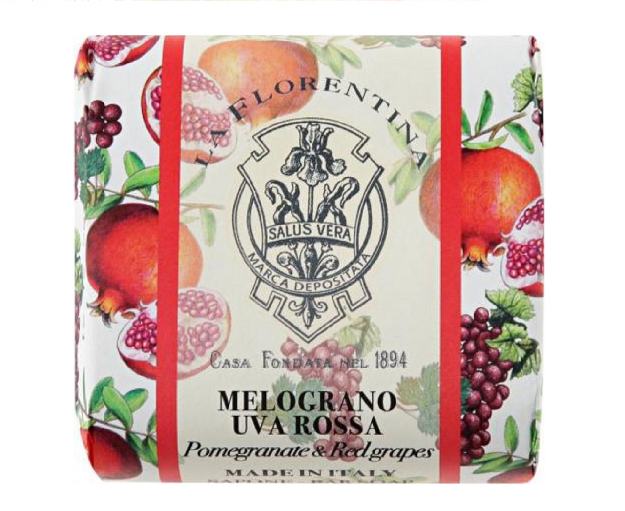 

Мыло твердое La Florentina Pomegranate&Red Grape Гранат и красный виноград 106 г