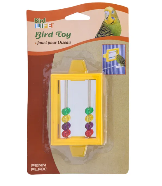 Игрушка для птиц PENN-PLAX ВА507 Зеркало с бусинками, в ассортименте