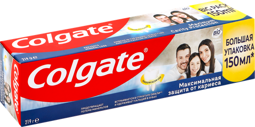 

Зубная паста Colgate Максимальная Защита от Кариеса Свежая Мята 219 г