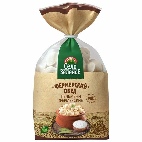 Пельмени Село Зелёное Фермерские категории В, 400 г