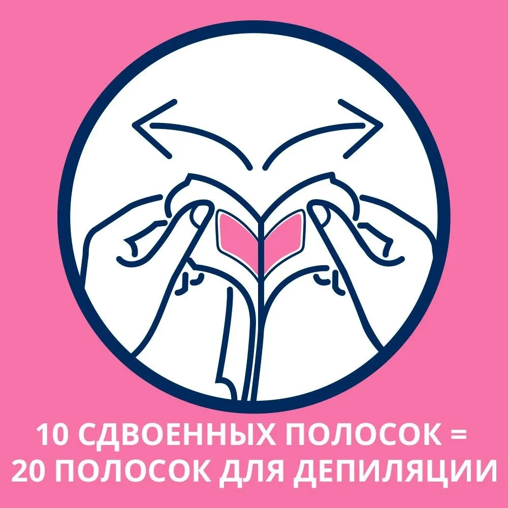 

Полоски восковые Veet Easy-Gelwax Suprem Essence для лица 20 шт.
