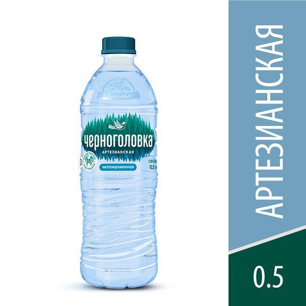 Вода артезианская Черноголовка негазированная 0.5 л