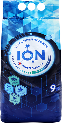 

Стиральный порошок Ion универсальный 9 кг