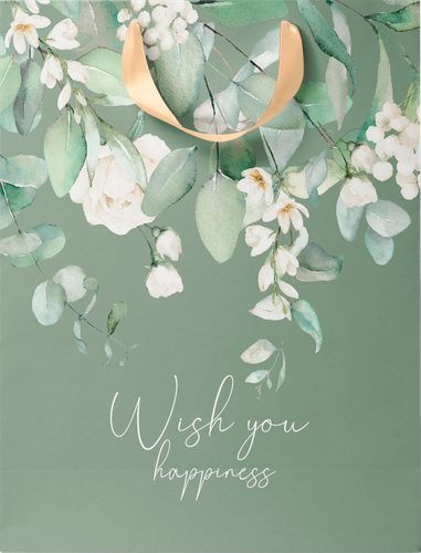 

Пакет подарочный Paketiko Эвкалипт Крафт 23х18х10 см, дизайн в ассортименте