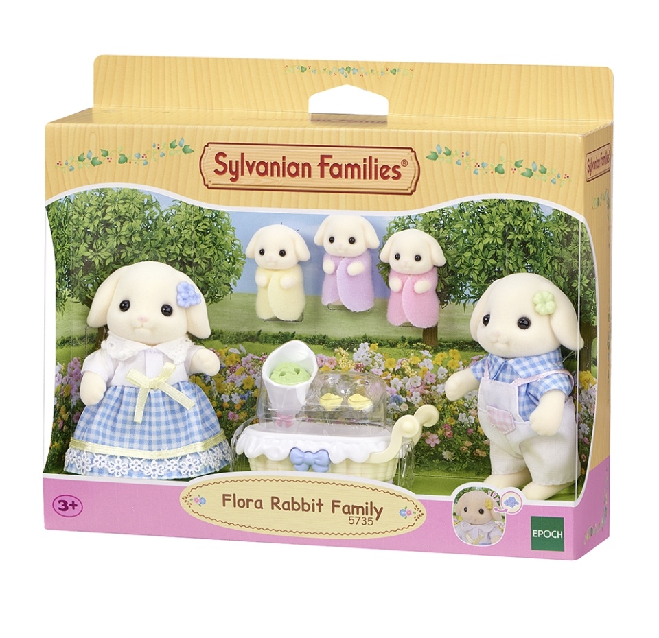 

Игровой набор Sylvanian Families «Семья цветочных кроликов» 3+