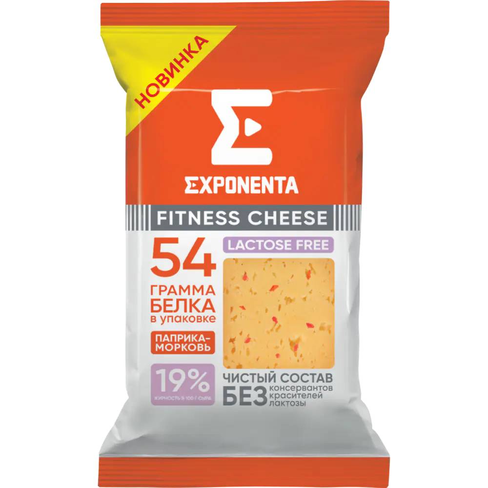 

Сыр Exponenta Fitness Cheese паприка, морковь 35% 180 г