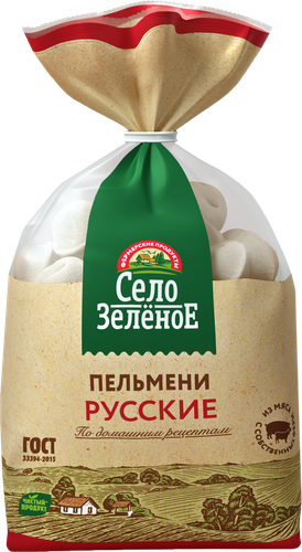 

Пельмени Село Зелёное Русские 800 г