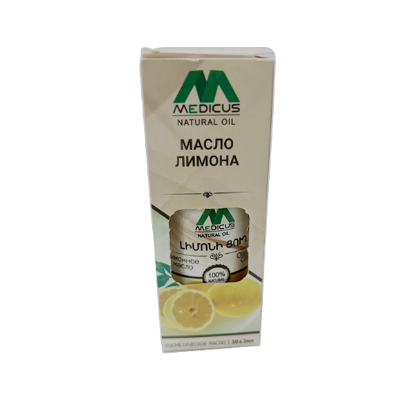 Лимонное масло 30мл Медикус