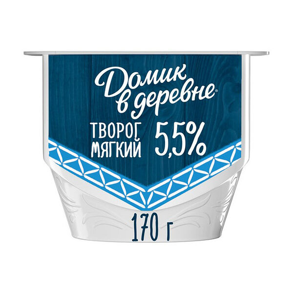 Мягкий творог Домик в деревне 5.5% 170 г