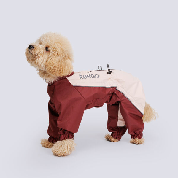 Дождевик Rungo Пудель карликовый, девочка, пудра, размер XL