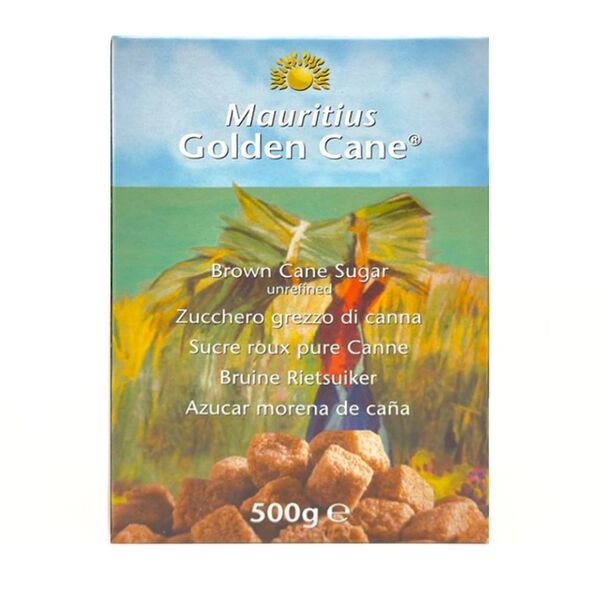 Сахар Mauritius Golden Cane тростниковый белый кусковой 500 г