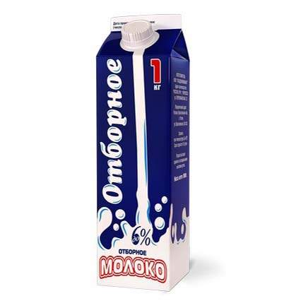 

Молоко пастеризованное Черкесский хладокомбинат отборное 6% без змж 1000 г