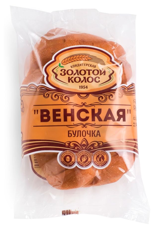 

Булочка Золотой колос Венская 75 г