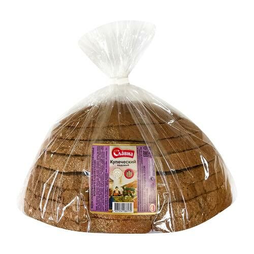 Хлеб Славна ХЗ №5 Купеческий половинка нарезка, 250г