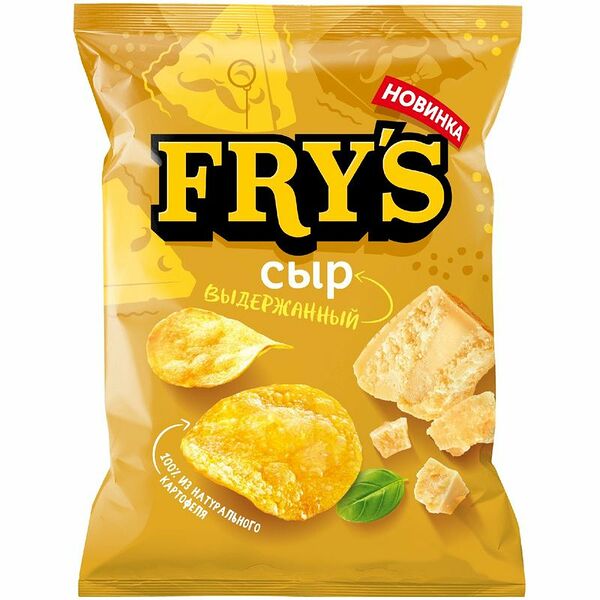 Чипсы картофельные Fry’s со вкусом сыра, 70 г