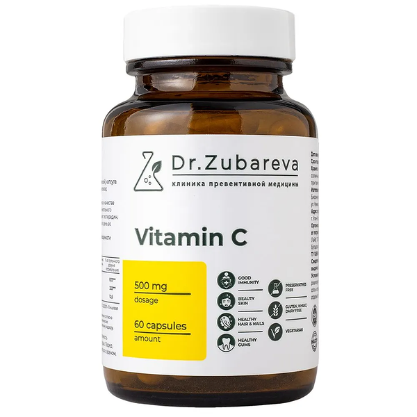 Dr.Zubareva Витамин C капсулы 500 мг 60 шт