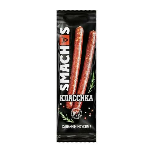 Колбаски Smachos Классика сырокопченые 20 г