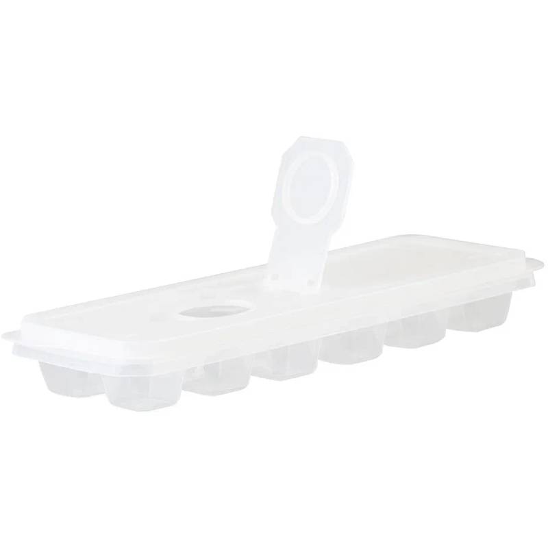 

Форма для льда Полимербыт 1 шт., цвет в ассортименте с крышкой 12 ячеек 27х9.5х3.5 см