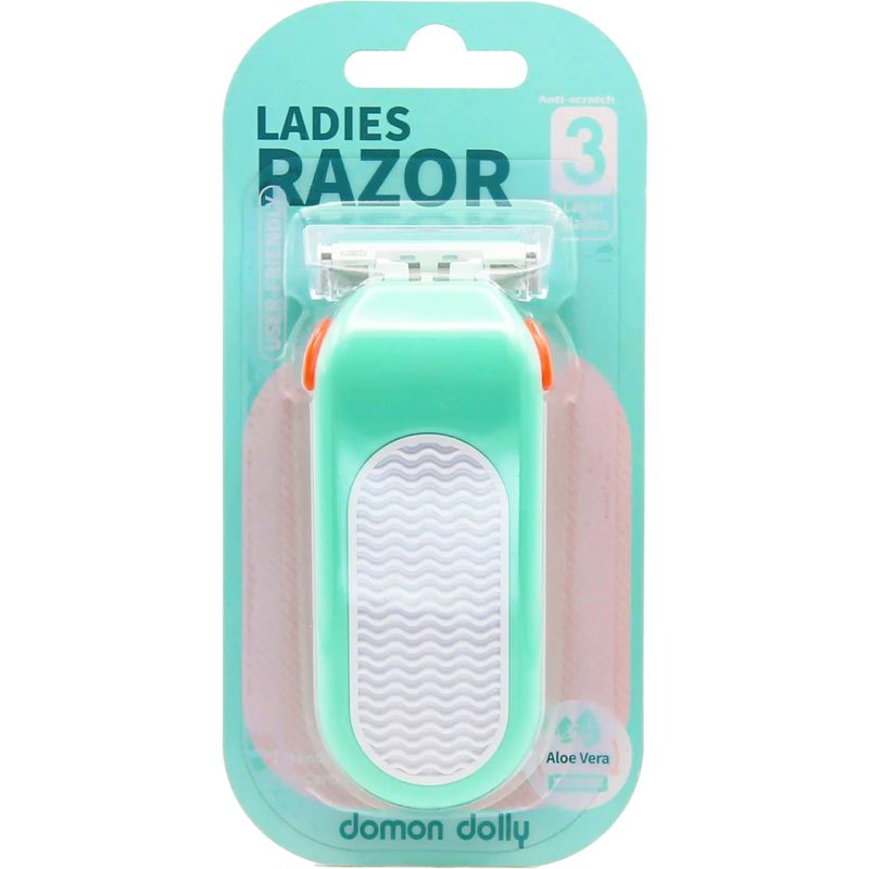 

Станок бритвенный женский Domon Dolly Kiwi 3 лезвия 1 касета