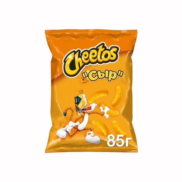 Кукурузные снеки Cheetos Сыр дизайн упаковки в ассортименте 85 г