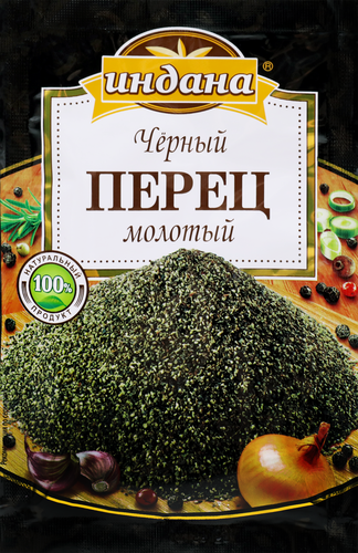 

Перец черный молотый Индана 15 г
